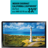 Indoor Doormat California Lighthouse