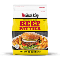 Sizzle King Beef Patties 4LBS